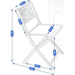 Set mobilier de gradina OM-281820 (Black) Thumb
