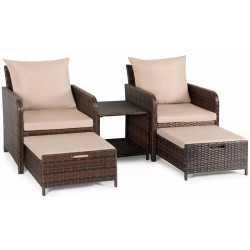 Set mobilier de gradina Procart RTS082 (Brown) Thumb