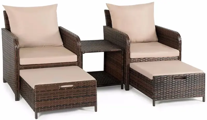 Set mobilier de gradina Procart RTS082 (Brown)