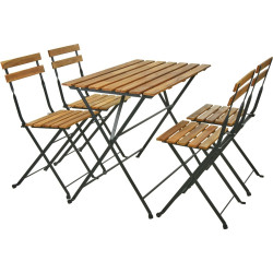 Set mobilier de gradina ProGarden 55316 (Wood/Black) Thumb
