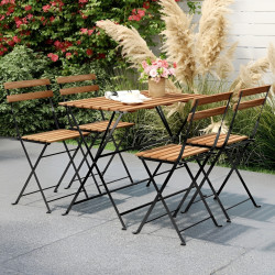 Комплект садовой мебели ProGarden 55316 (Wood/Black)