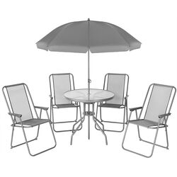 Set mobilier de gradina Saska Garden 1032757 (Grey) Thumb
