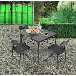 Set mobilier de gradina Saska Garden 1053790 (Black)