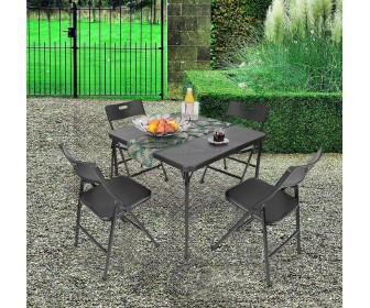 Set mobilier de gradina Saska Garden 1053790 (Black)