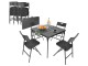 Set mobilier de gradina Saska Garden 1053790 (Black)