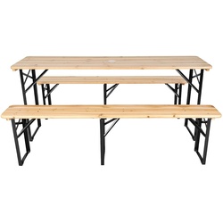 Комплект садовой мебели Saska Garden 1053936 (Natural/Black) Thumb