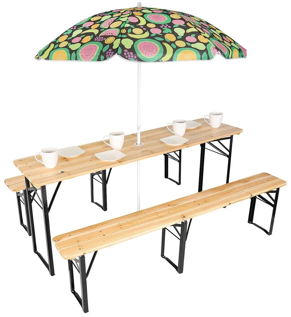 Комплект садовой мебели Saska Garden 1053936 (Natural/Black) - 10