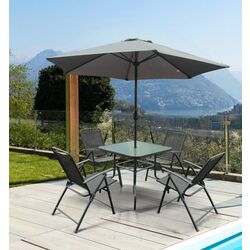 Set mobilier de gradina Saska Garden 1055114 (Grey)