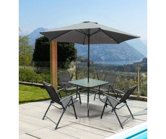 Set mobilier de gradina Saska Garden 1055114 (Grey)