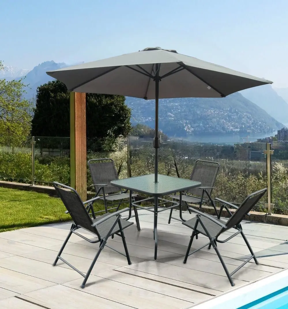 Set mobilier de gradina Saska Garden 1055114 (Grey)