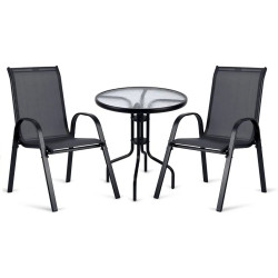 Set mobilier de gradina Sofotel SO-981 298120 (Black/Transparent) Thumb