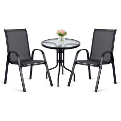 Set mobilier de gradina Sofotel SO-981 298120 (Black/Transparent) Thumb