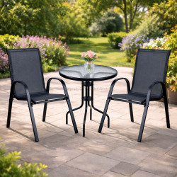 Set mobilier de gradina Sofotel SO-981 298120 (Black/Transparent)