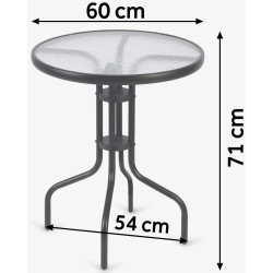 Set mobilier de gradina Sofotel SO-981 298120 (Black/Transparent) Thumb