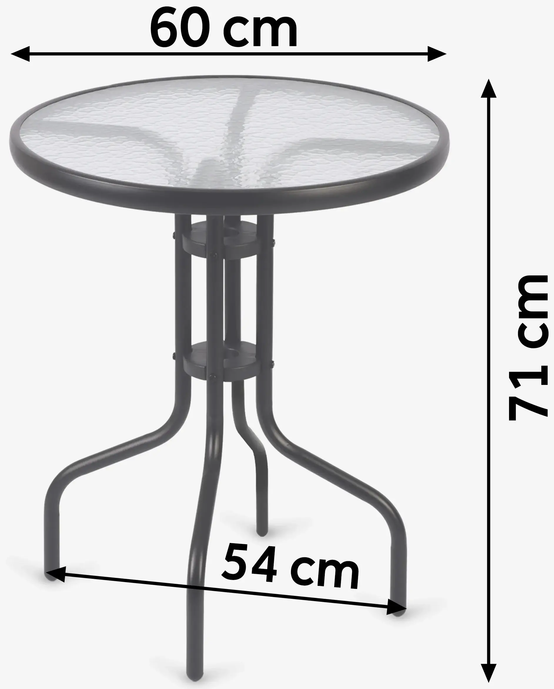 Set mobilier de gradina Sofotel SO-981 298120 (Black/Transparent) - 4