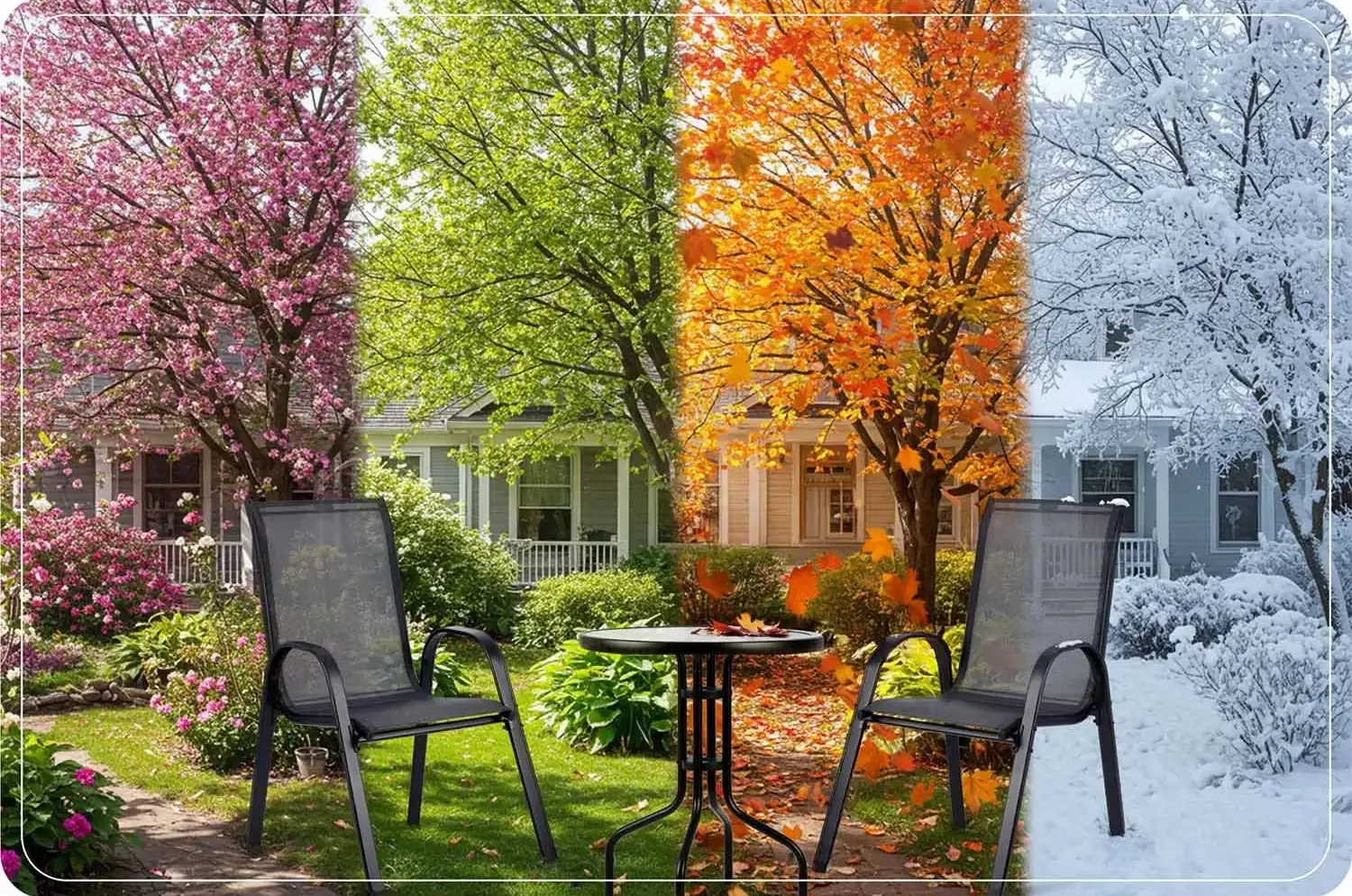 Set mobilier de gradina Sofotel SO-981 298120 (Black/Transparent) - 8