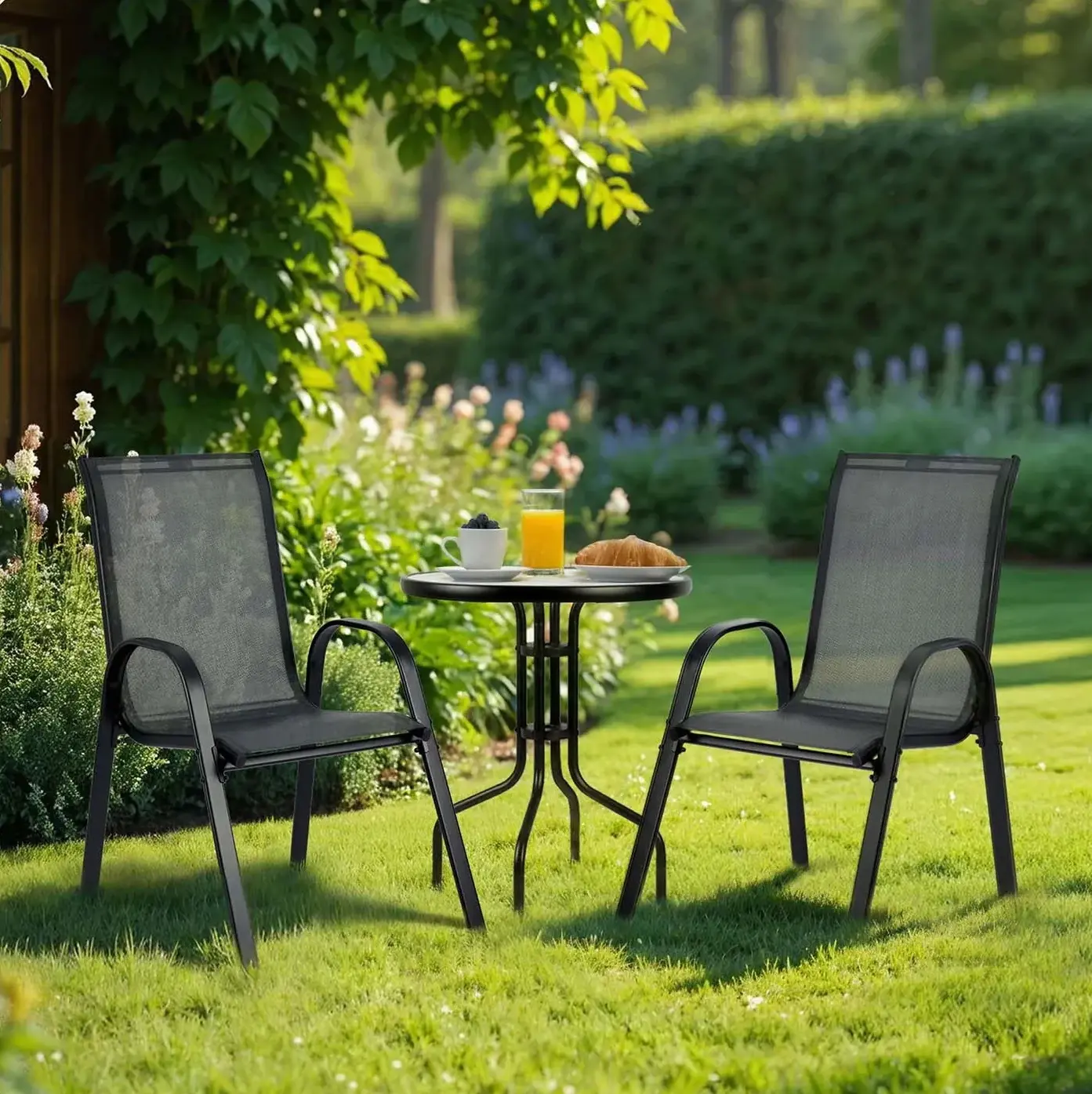 Set mobilier de gradina Sofotel SO-981 298120 (Black/Transparent) - 9