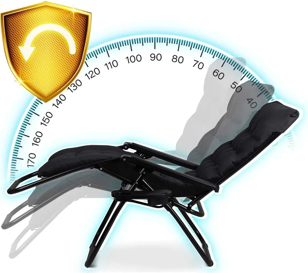 Set șezlonguri Sofotel ChillWell 115767 (Black)