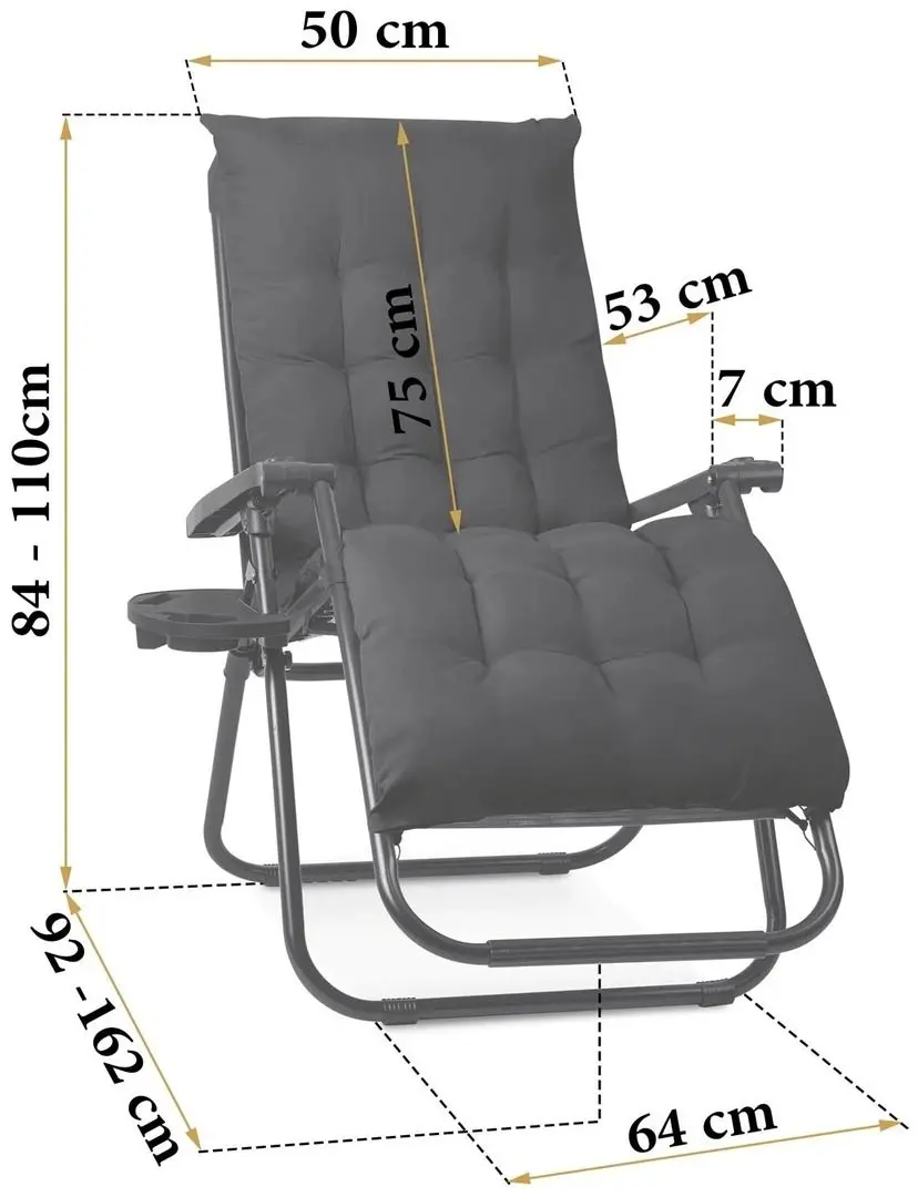 Set șezlonguri Sofotel ChillWell 115767 (Black)