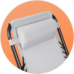 Set de șezlonguri Sofotel ChillWell 286201-2 (Light Grey/Black) Thumb