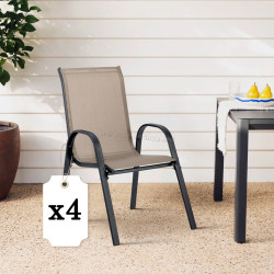 Set scaune Sofotel SO-980 298002-4 (Beige/Black)