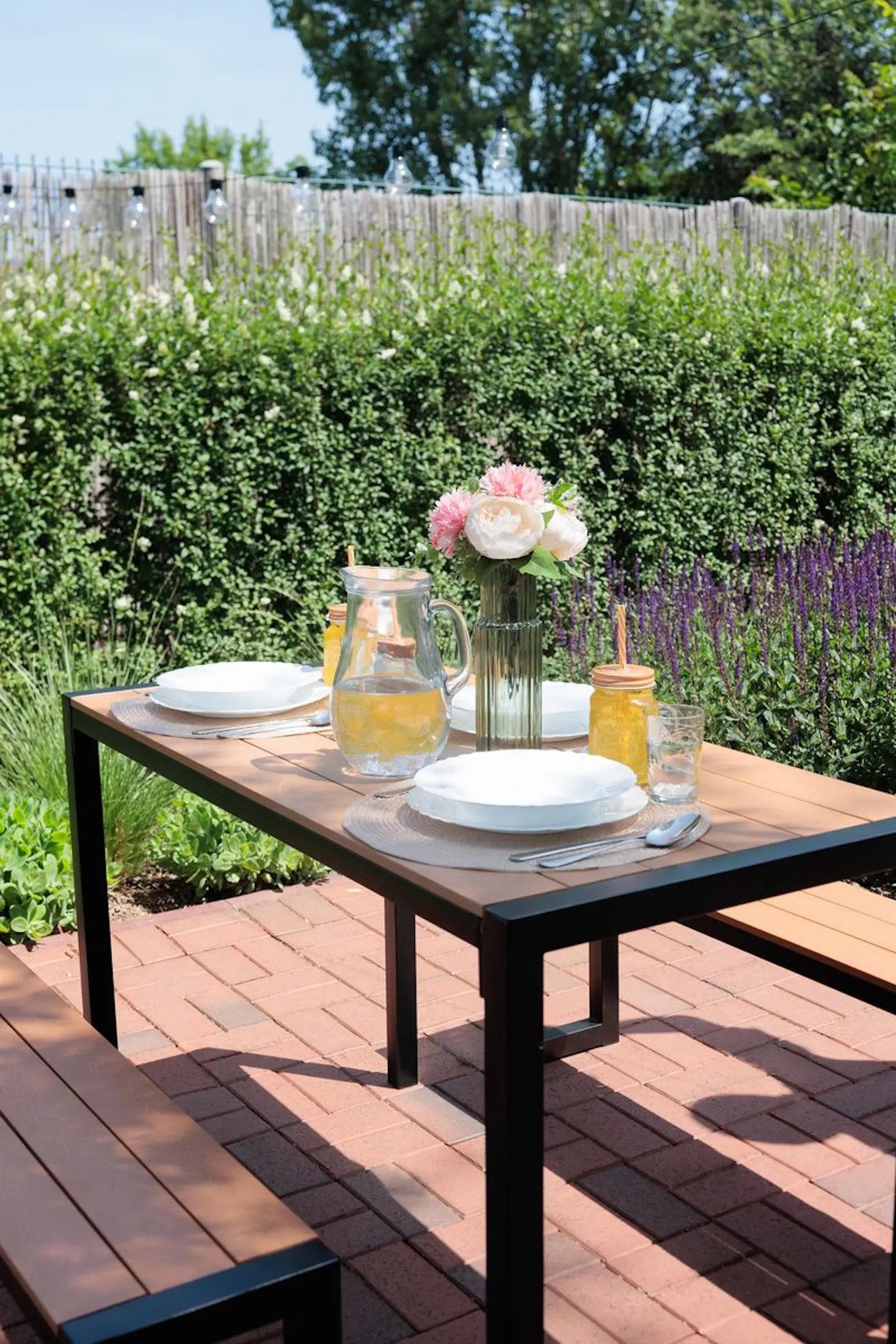 Set mobilier de gradina Strend Pro Gardiva 802041 (Wood/Black) - 2