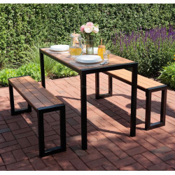 Комплект садовой мебели Strend Pro Gardiva 802041 (Wood/Black)