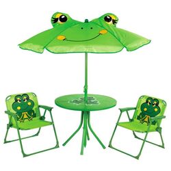 Детский комплект садовой мебели Strend Pro Melisenda Frog 1+2 (Green)