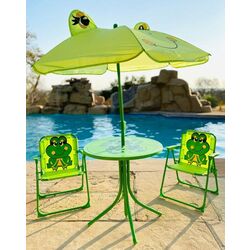 Set mobilier de gradină pentru copii Strend Pro Melisenda Frog 1+2 (Green) Thumb