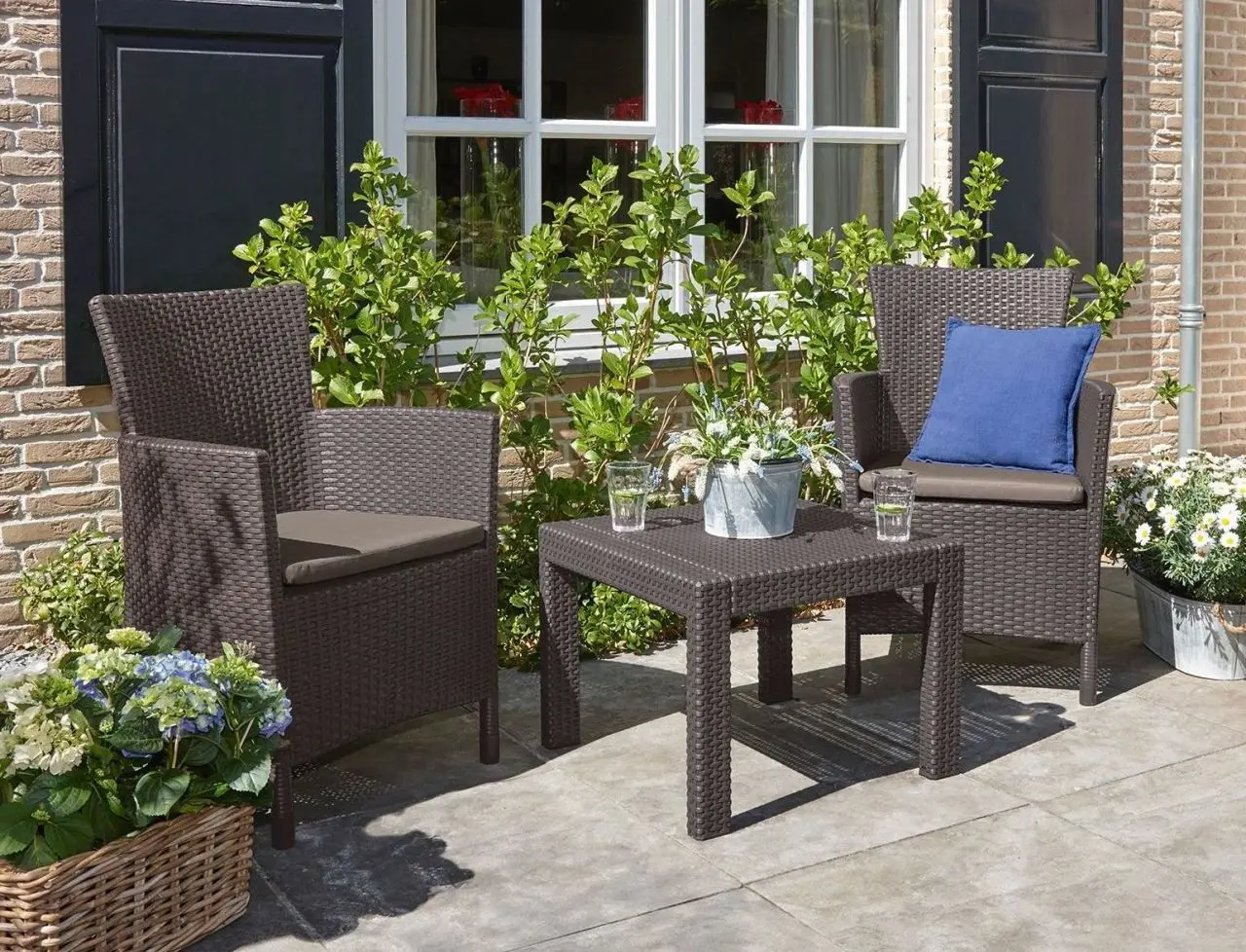 Set mobilier de gradina Strend Pro Rosario (Brown/Warm) - 2