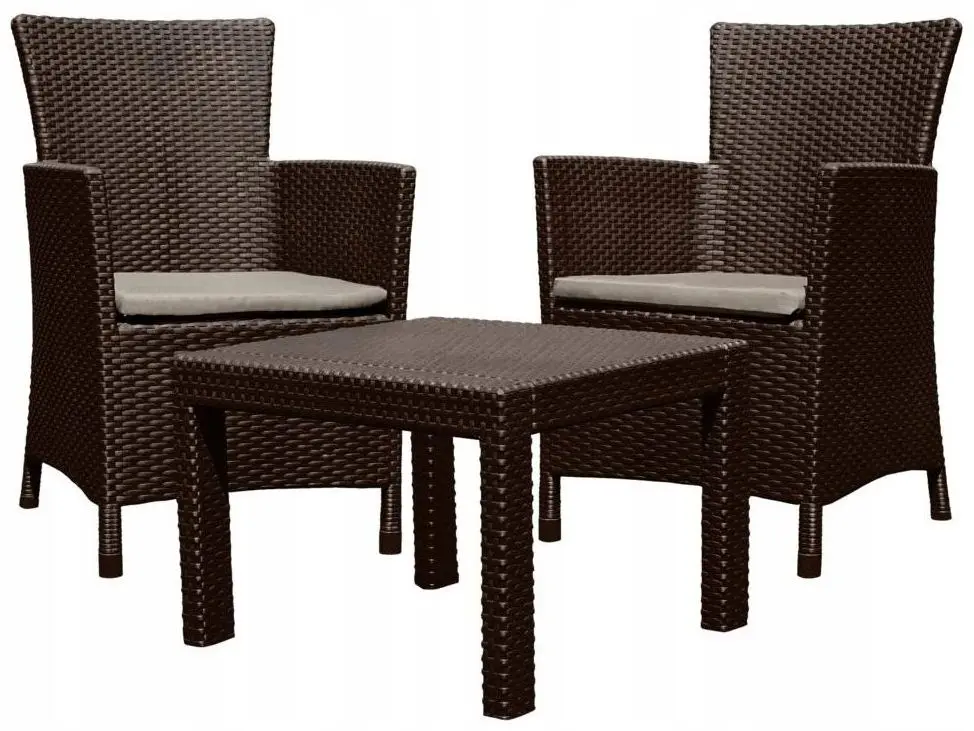 Set mobilier de gradina Strend Pro Rosario (Brown/Warm)