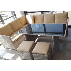 Set mobilier de gradina Waltz Lyon (Beige) Thumb