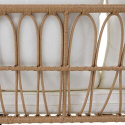 Set mobilier de gradina Tempo Kondela Araly (Natural/Beige/Black) Thumb