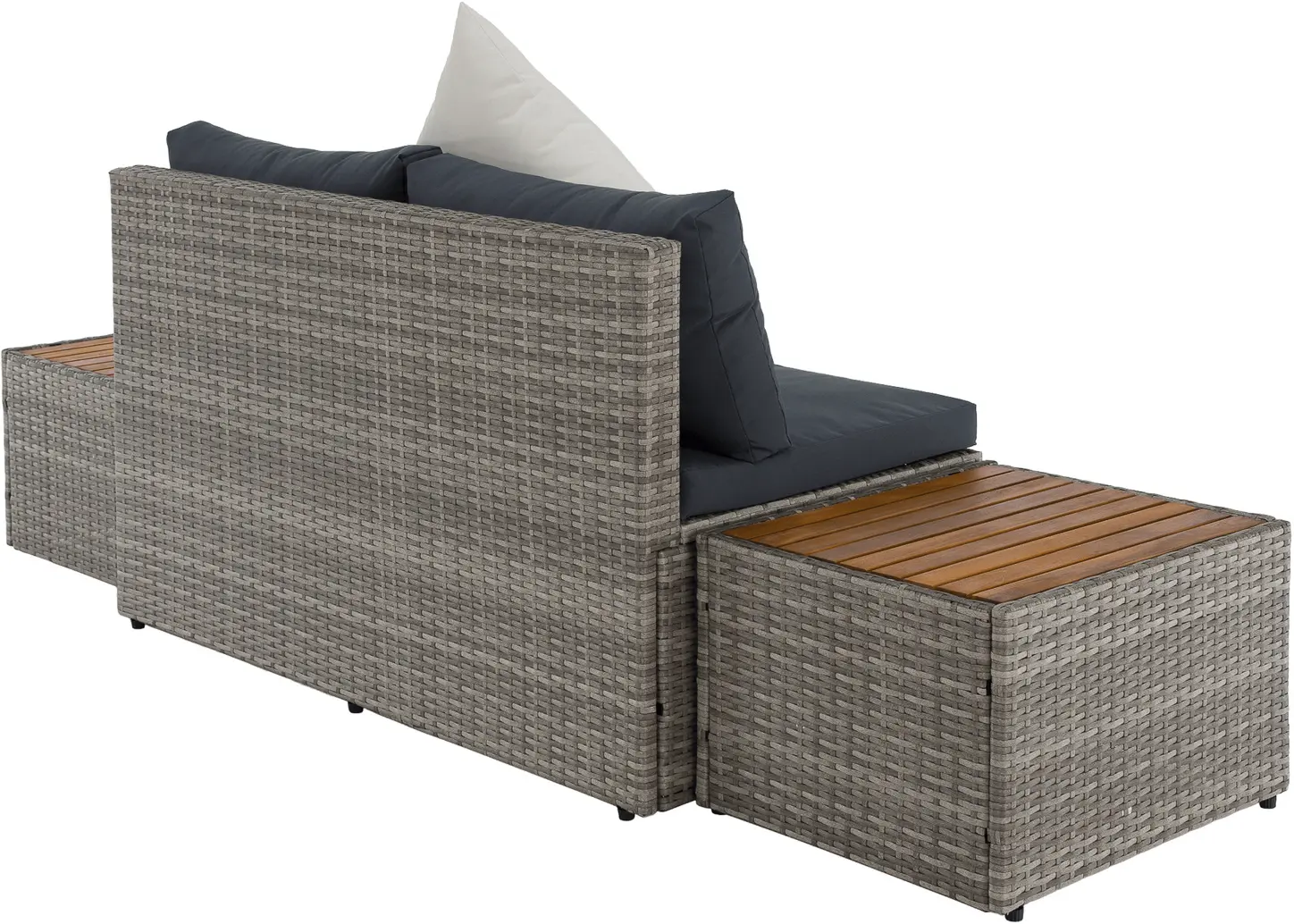 Set mobilier de gradina Tempo Kondela Debra (Gray/Natural)