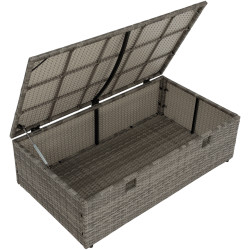 Set mobilier de gradina Tempo Kondela Debra (Gray/Natural) Thumb