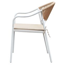 Set mobilier de gradina Tempo Kondela Elior (White/Beige) Thumb