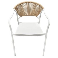 Set mobilier de gradina Tempo Kondela Elior (White/Beige) Thumb