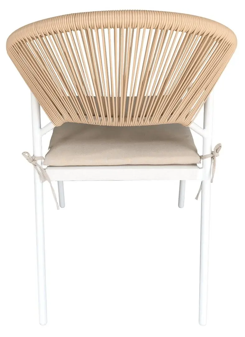 Set mobilier de gradina Tempo Kondela Elior (White/Beige)