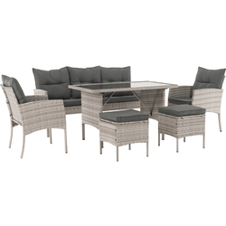 Комплект садовой мебели Tempo Kondela Lalen TK-0000371811 (Light Gray/Gray) Thumb