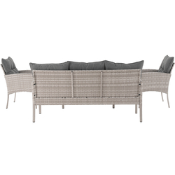 Комплект садовой мебели Tempo Kondela Lalen TK-0000371811 (Light Gray/Gray) Thumb