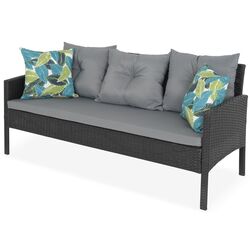 Комплект садовой мебели Tempo Kondela Leron (Black/Grey) Thumb