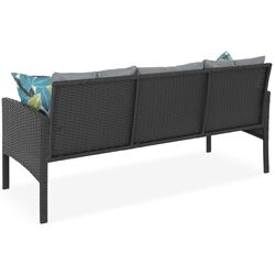 Комплект садовой мебели Tempo Kondela Leron (Black/Grey) Thumb