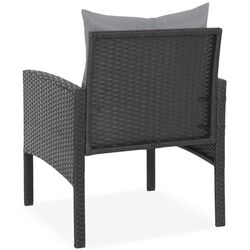 Комплект садовой мебели Tempo Kondela Leron (Black/Grey) Thumb