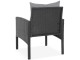 Set mobilier de gradina Tempo Kondela Leron (Black/Grey)