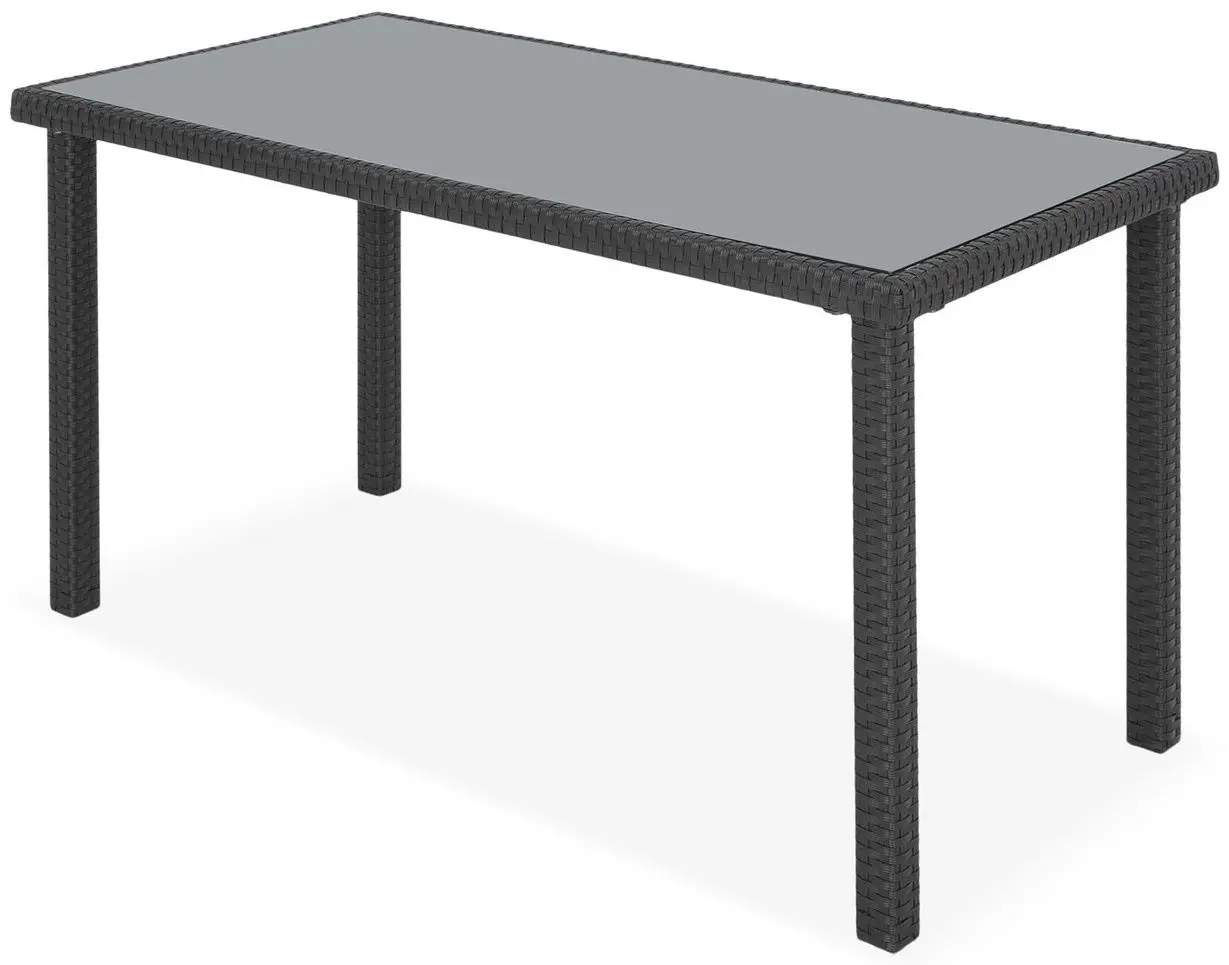 Комплект садовой мебели Tempo Kondela Leron (Black/Grey) - 9