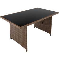 Комплект садовой мебели Tempo Kondela Madul TK-0000371809 (Light Brown/Black) Thumb