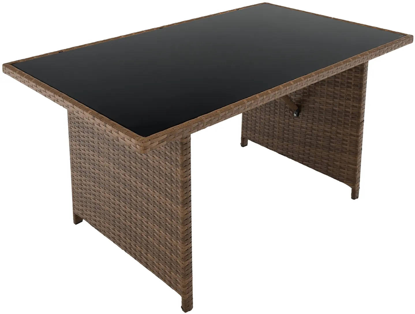 Комплект садовой мебели Tempo Kondela Madul TK-0000371809 (Light Brown/Black)