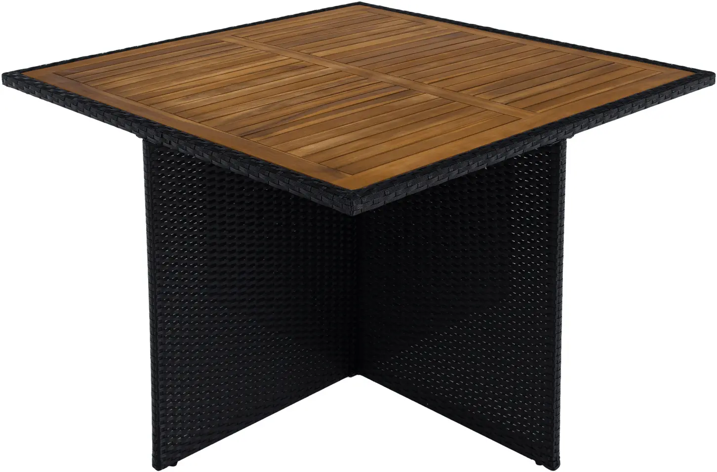 Set mobilier de gradina Tempo Kondela Melford (Black/Natural/Cream)