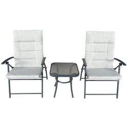 Set mobilier de gradina Tempo Kondela Muson (Grey/Dark Grey) Thumb