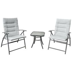 Set mobilier de gradina Tempo Kondela Muson (Grey/Dark Grey) Thumb